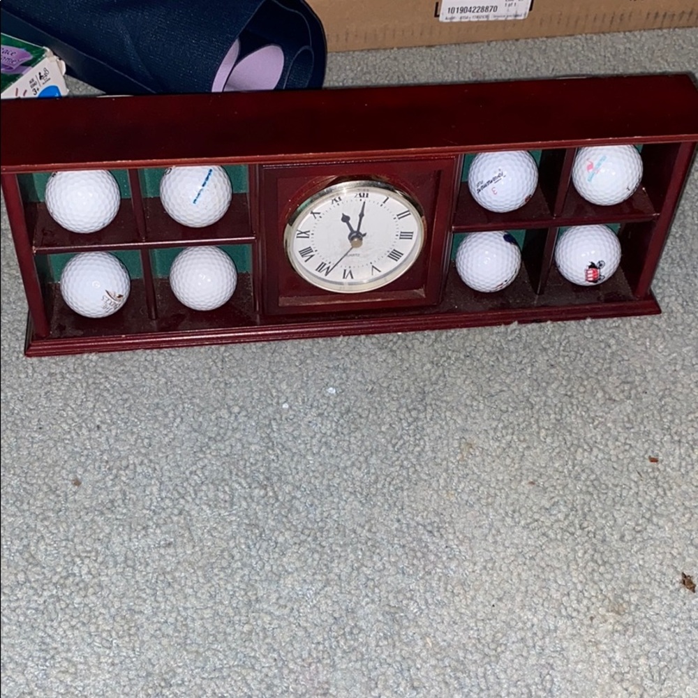 Golf decor clock - Picture 3 of 3